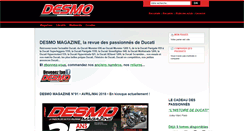 Desktop Screenshot of desmomagazine.fr